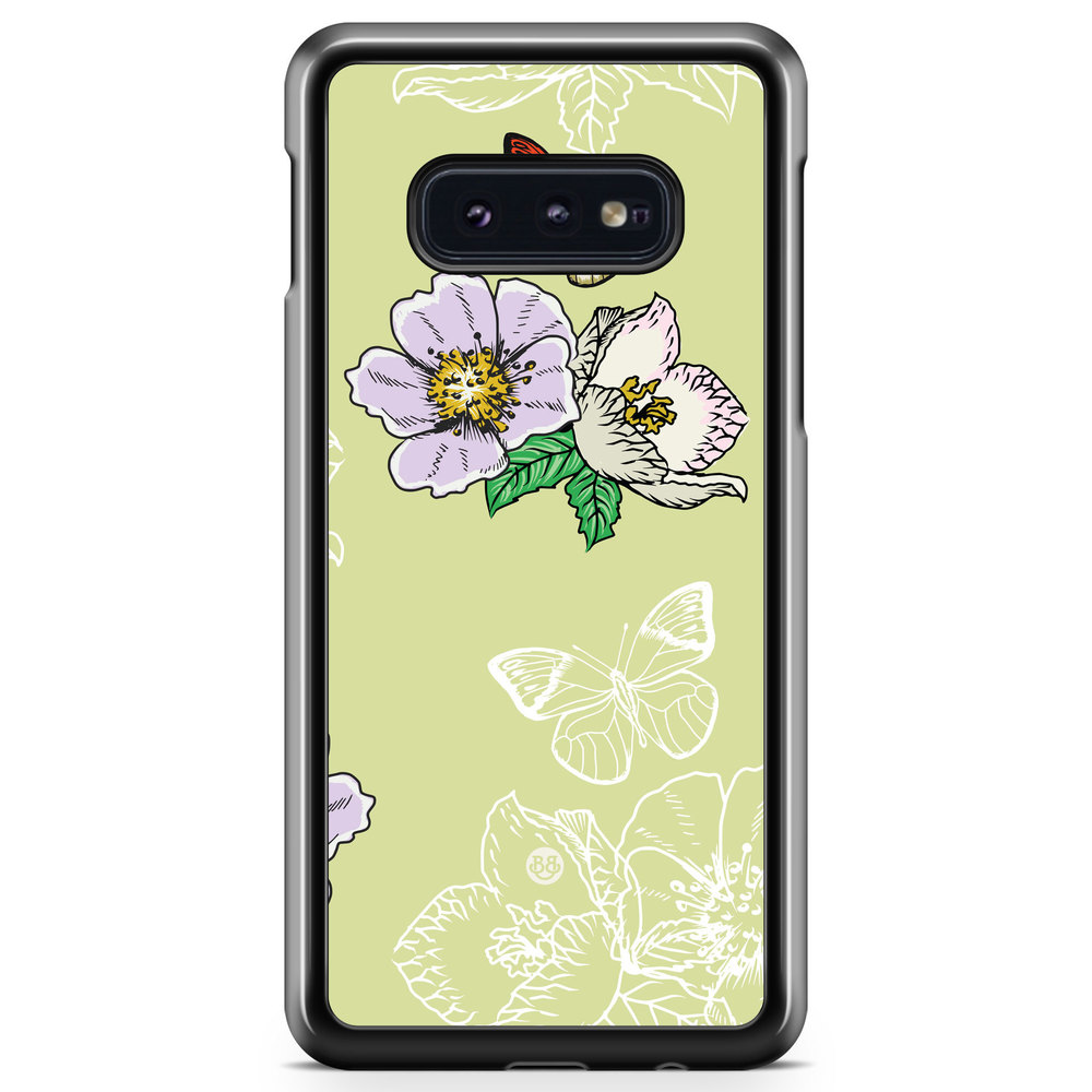 Samsung Galaxy S10e Case - Butterfly Flower