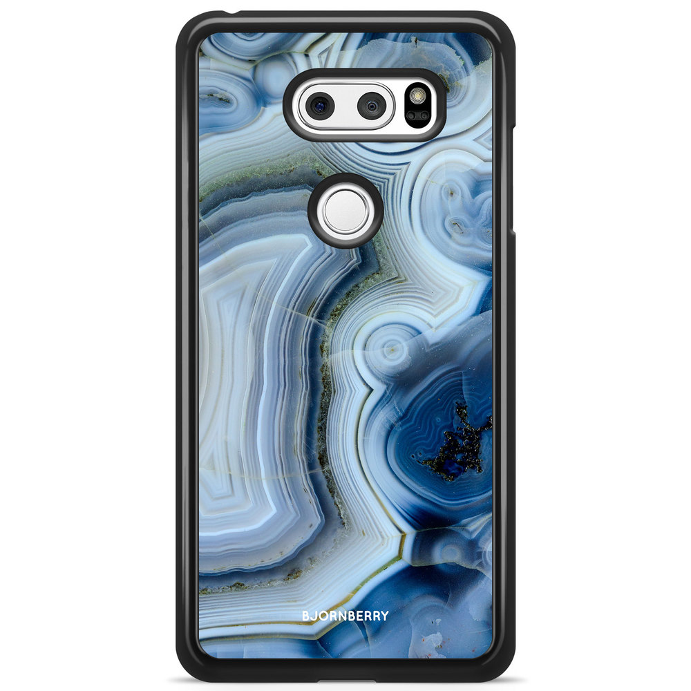 LG V30 Skal - Blå Sten