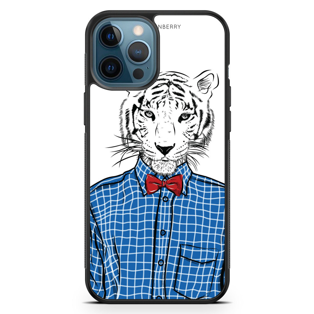 iPhone 12 Pro Case - Hipster Tiger