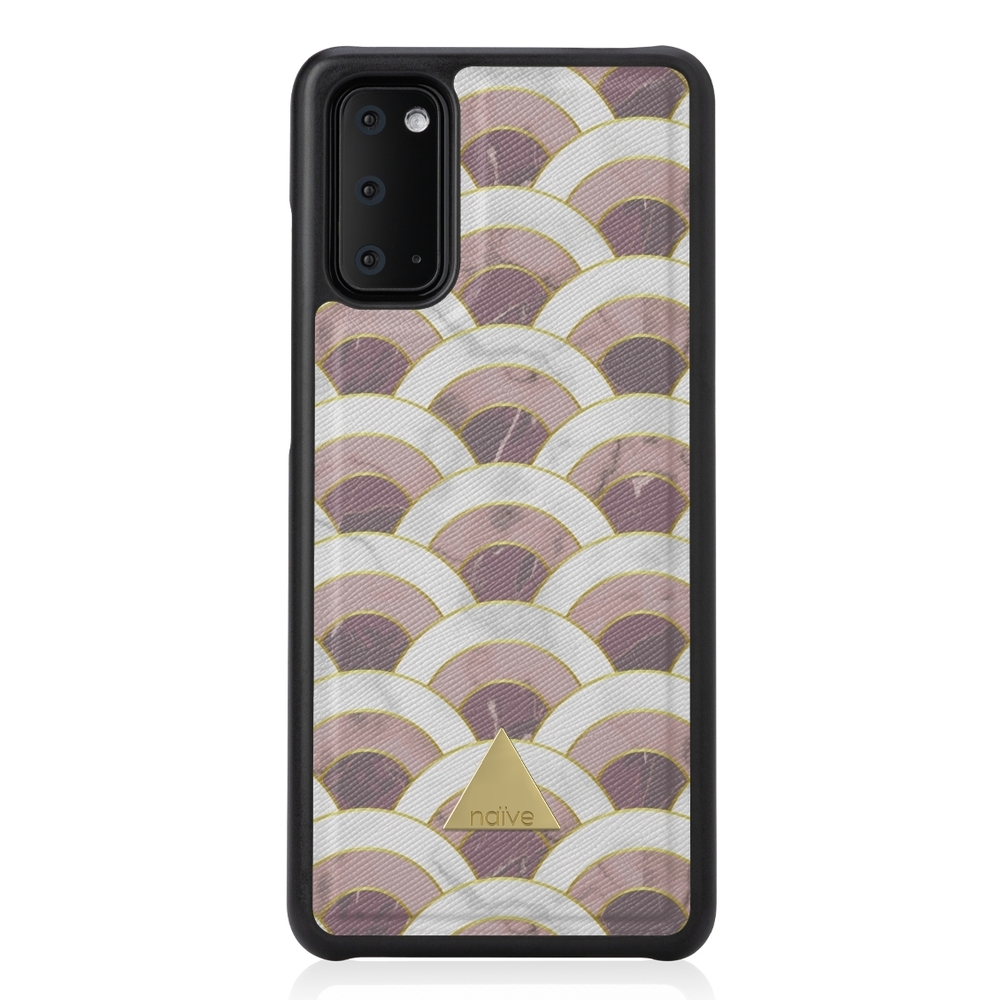 Naive Samsung Galaxy S20 FE Case - Pink Marble Wave
