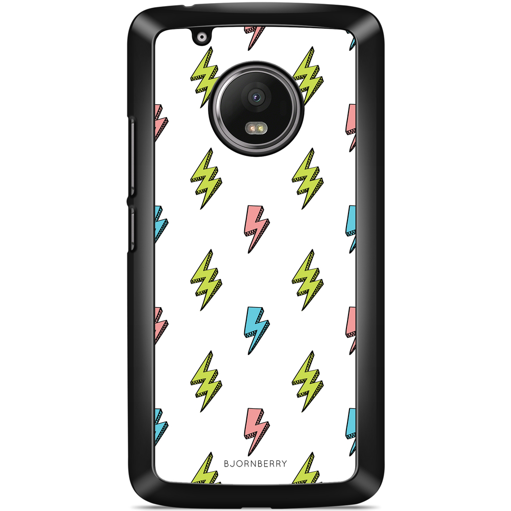 Motorola/Lenovo Moto G5 Case - Lightning Bolts