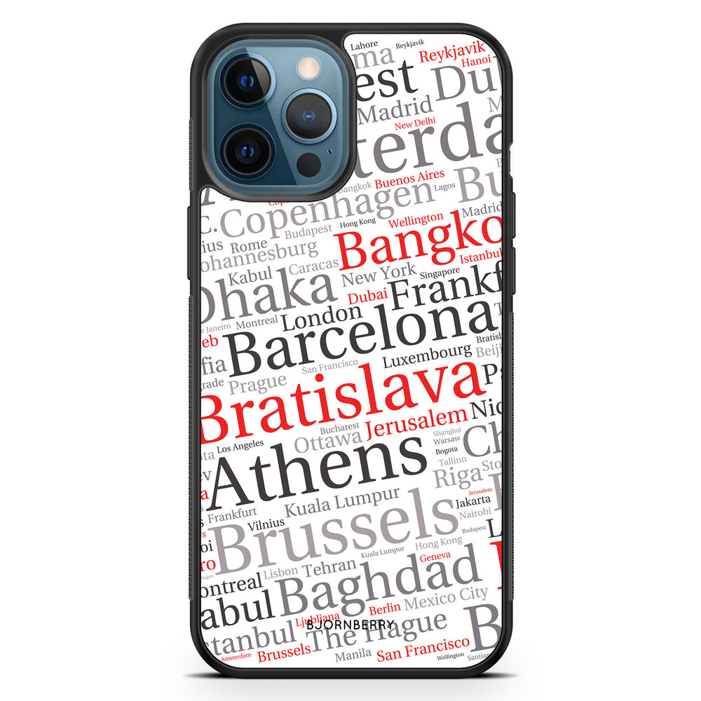 iPhone 12 Pro Case - City Names