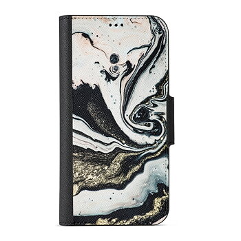 Naive iPhone 12 Pro Max Plånboksfodral  - Golden Swirl