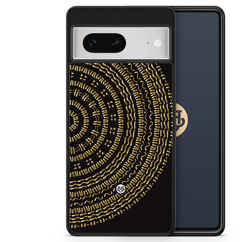 Google Pixel 7 Case - Mandala Gold/Black
