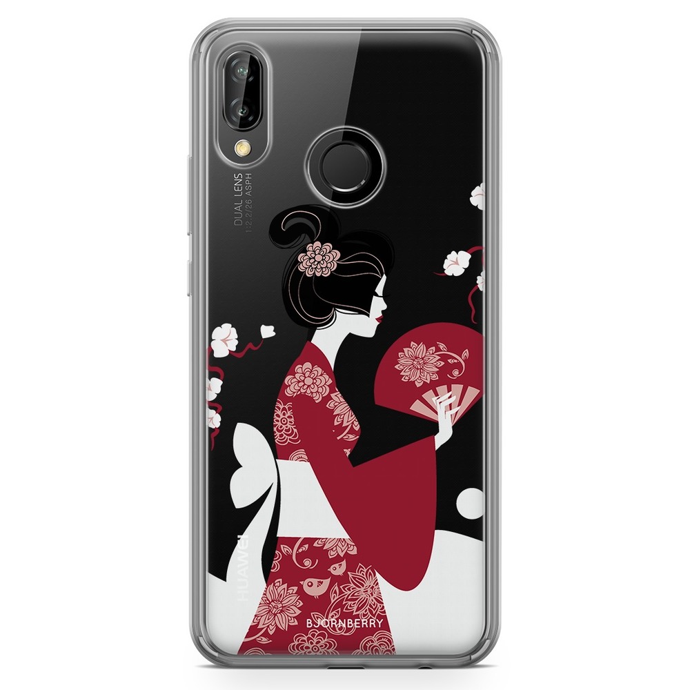 Huawei P20 Lite Fashion Skal - Japansk Kvinna