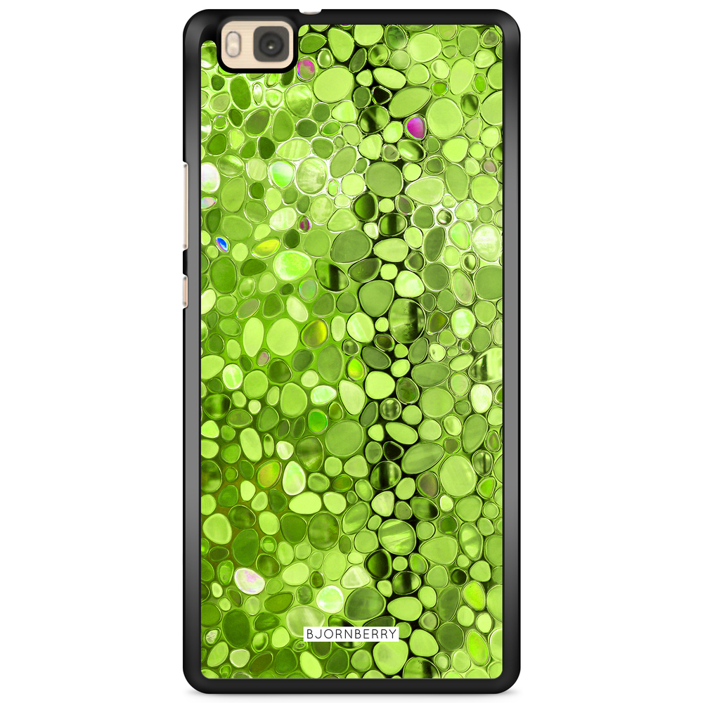 Huawei P8 Lite Case - Stained Glass Green