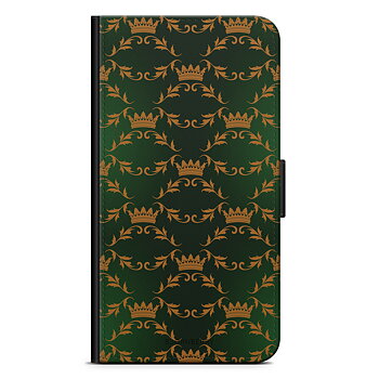 Motorola Moto G5S Plus Plånboksfodral - Kronmönster