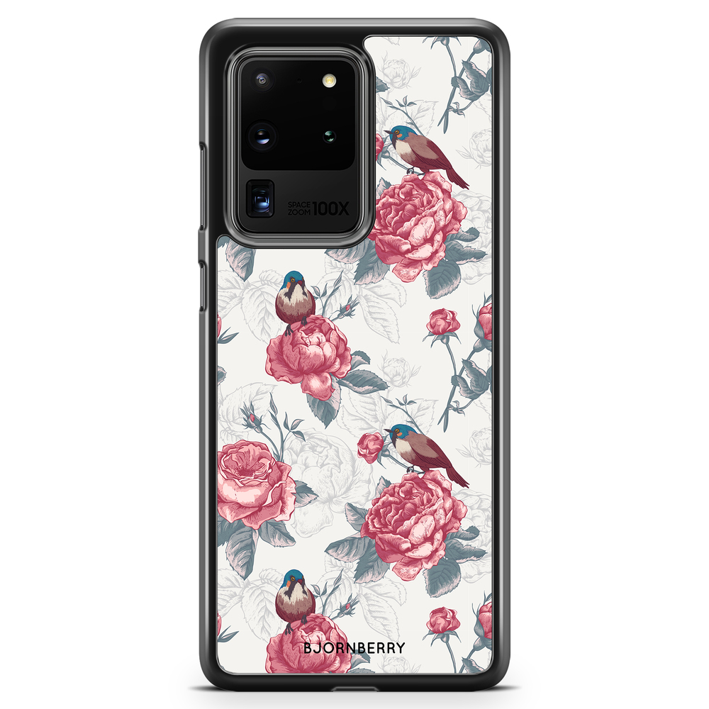 Samsung Galaxy S20 Ultra Case - Roses and Birds