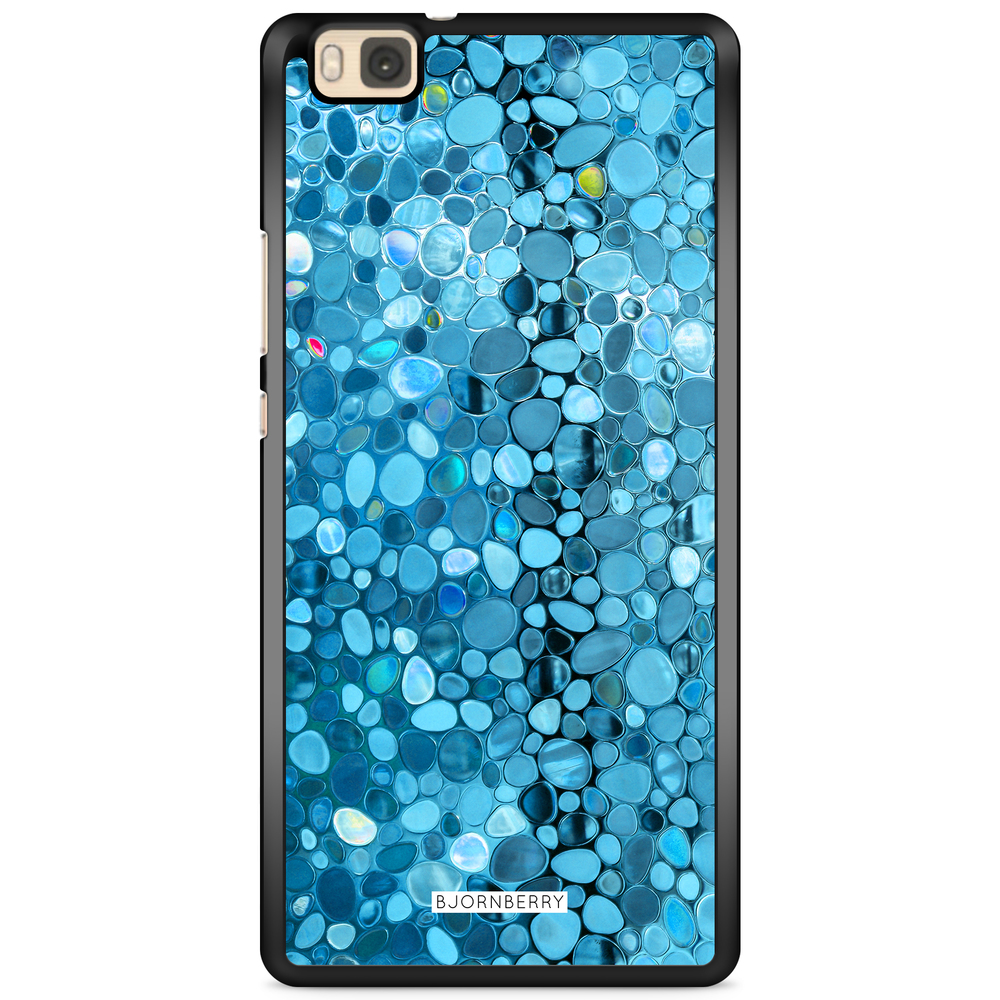 Huawei P8 Lite Case - Stained Glass Blue