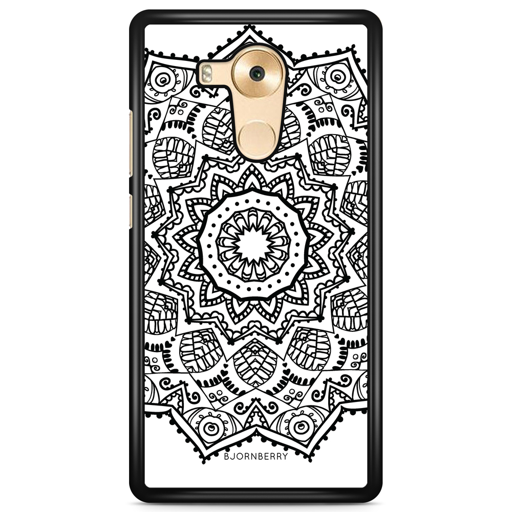 Huawei Mate 9 Pro Case - Black Mandala
