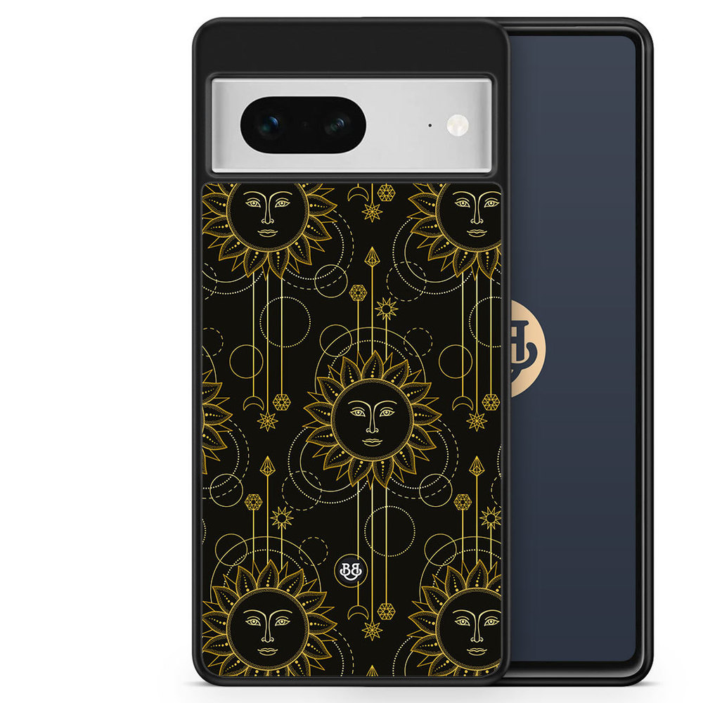 Google Pixel 7 Case - Gold Suns