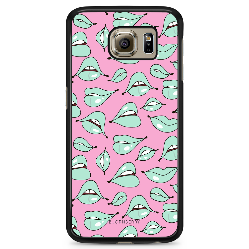 Samsung Galaxy S6 Case - Green Lips