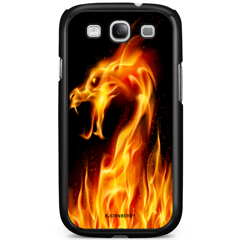 Samsung Galaxy S3 Mini Case - Flames Dragon