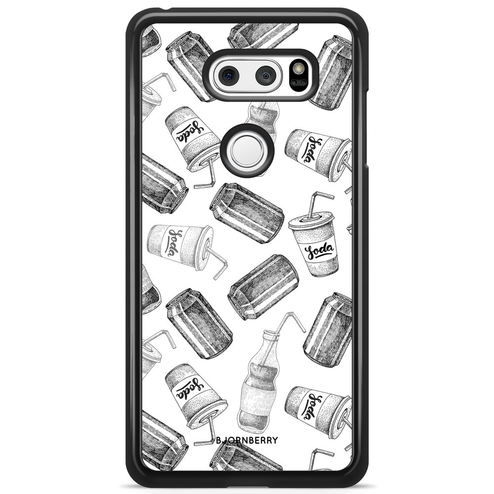 LG V30 Case - Soda Black & White