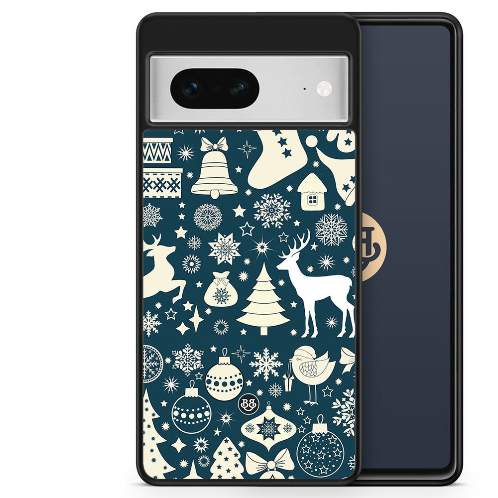 Google Pixel 7 Case - Reindeers & Spruces