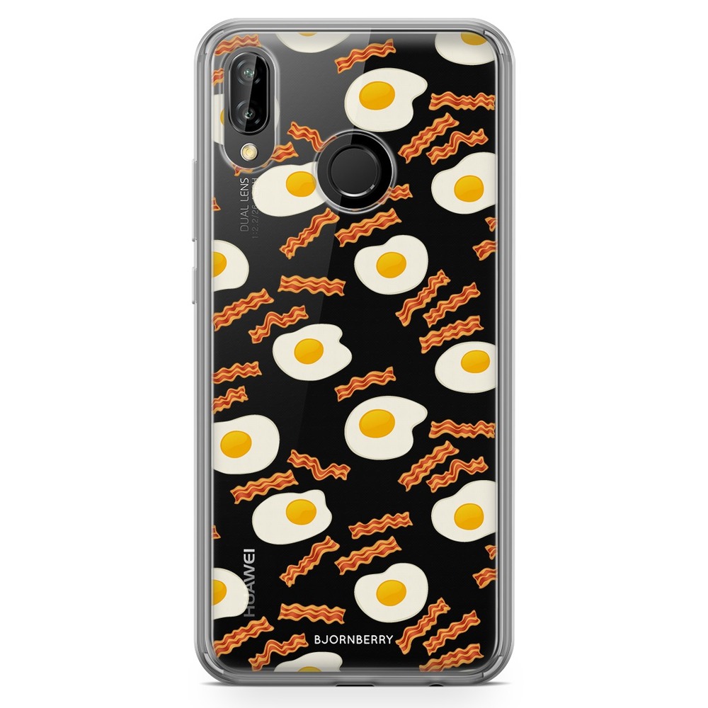 Huawei P20 Lite Fashion Skal - Bacon 'n' Egg