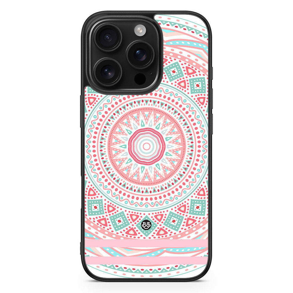 iPhone 16 Pro Case - Pastel Mandala