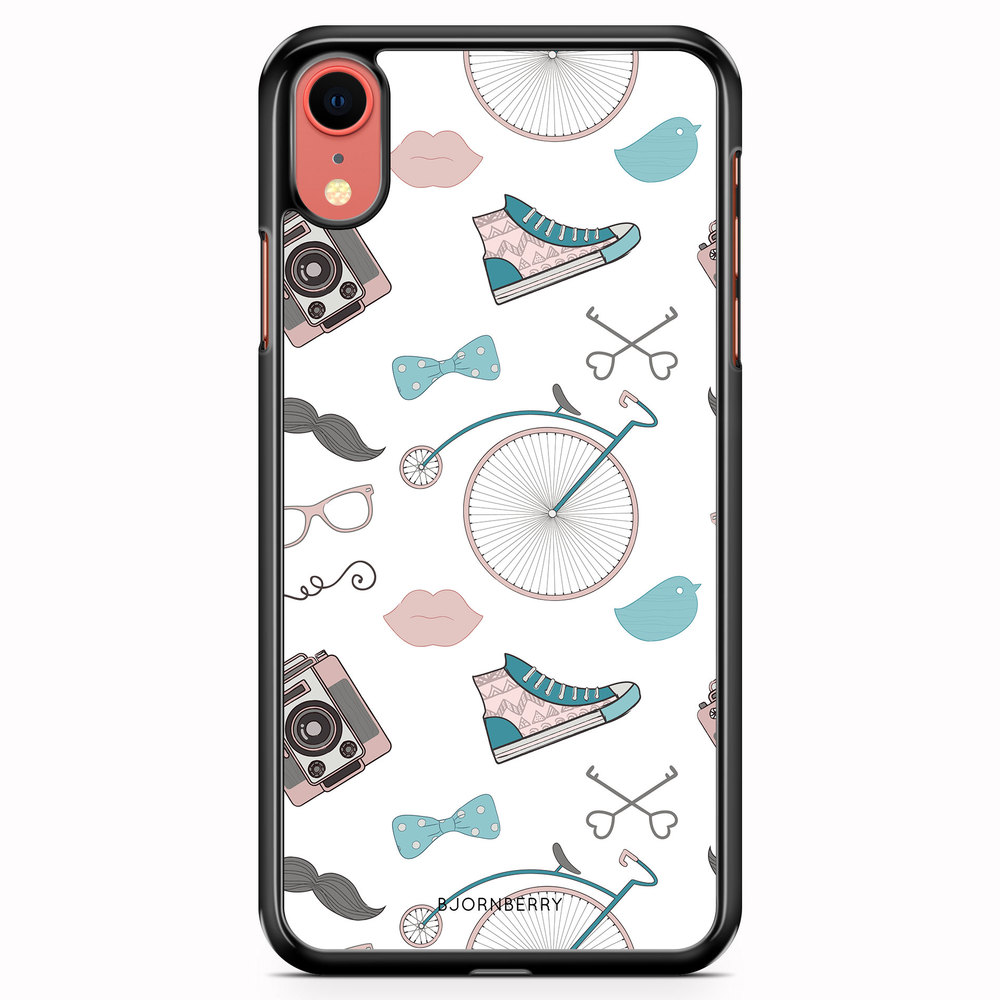 iPhone XR Case - Hipster Pattern