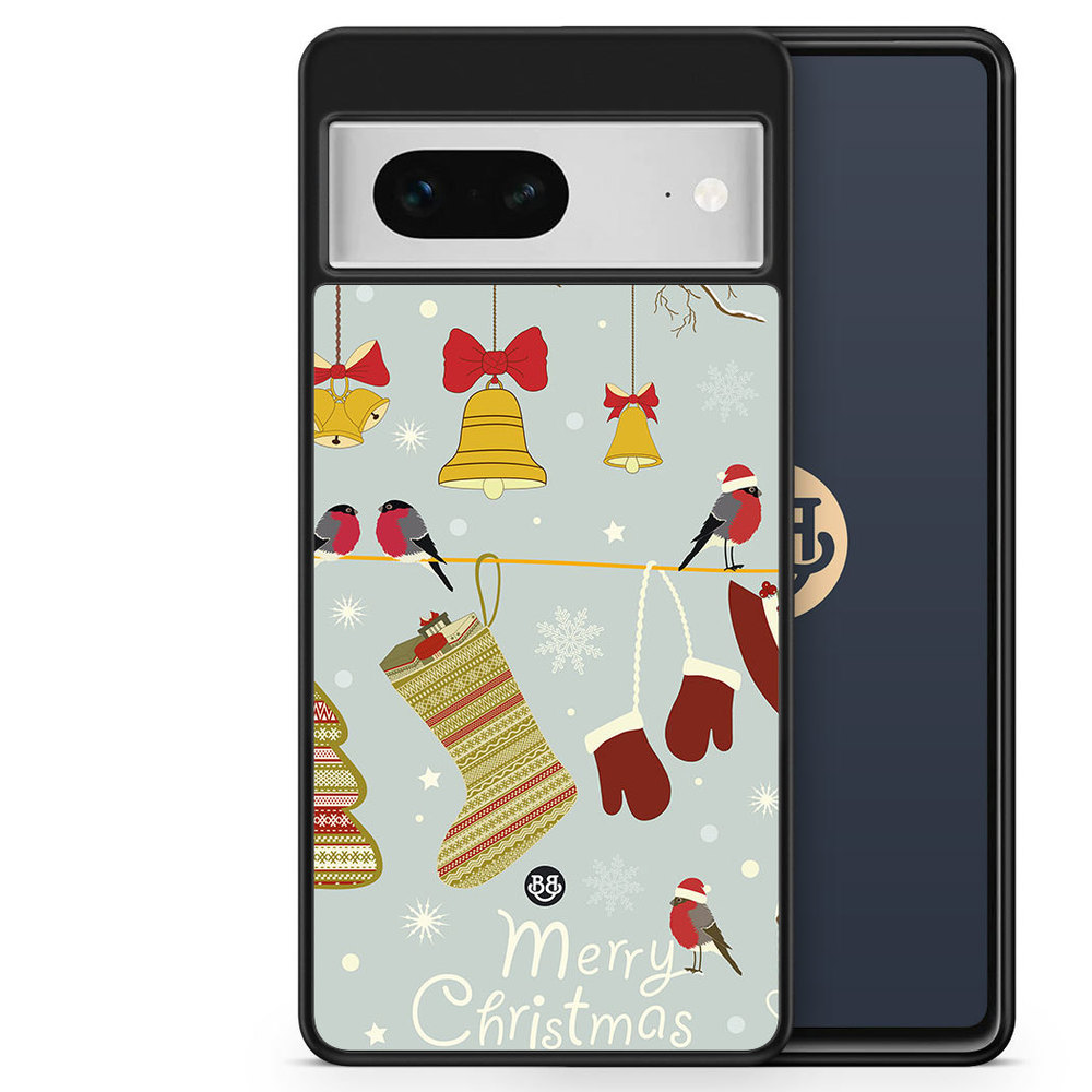 Google Pixel 7 Case - Christmas Owls