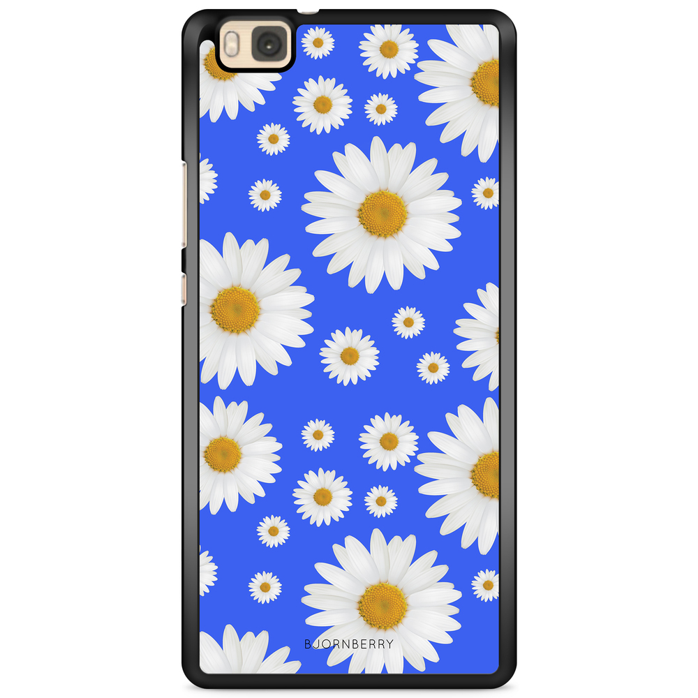 Huawei P8 Lite Case - Blue Daisy Flowers