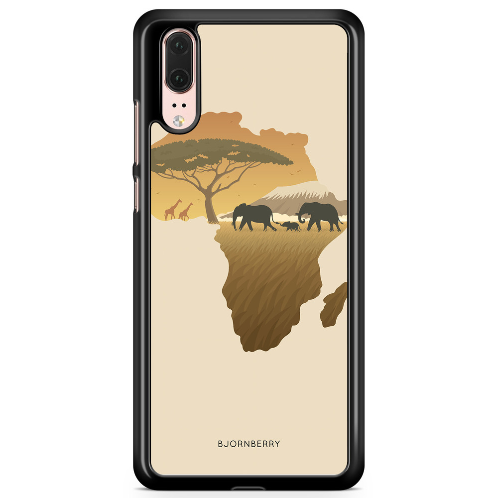Huawei P20 Case - Africa Brown