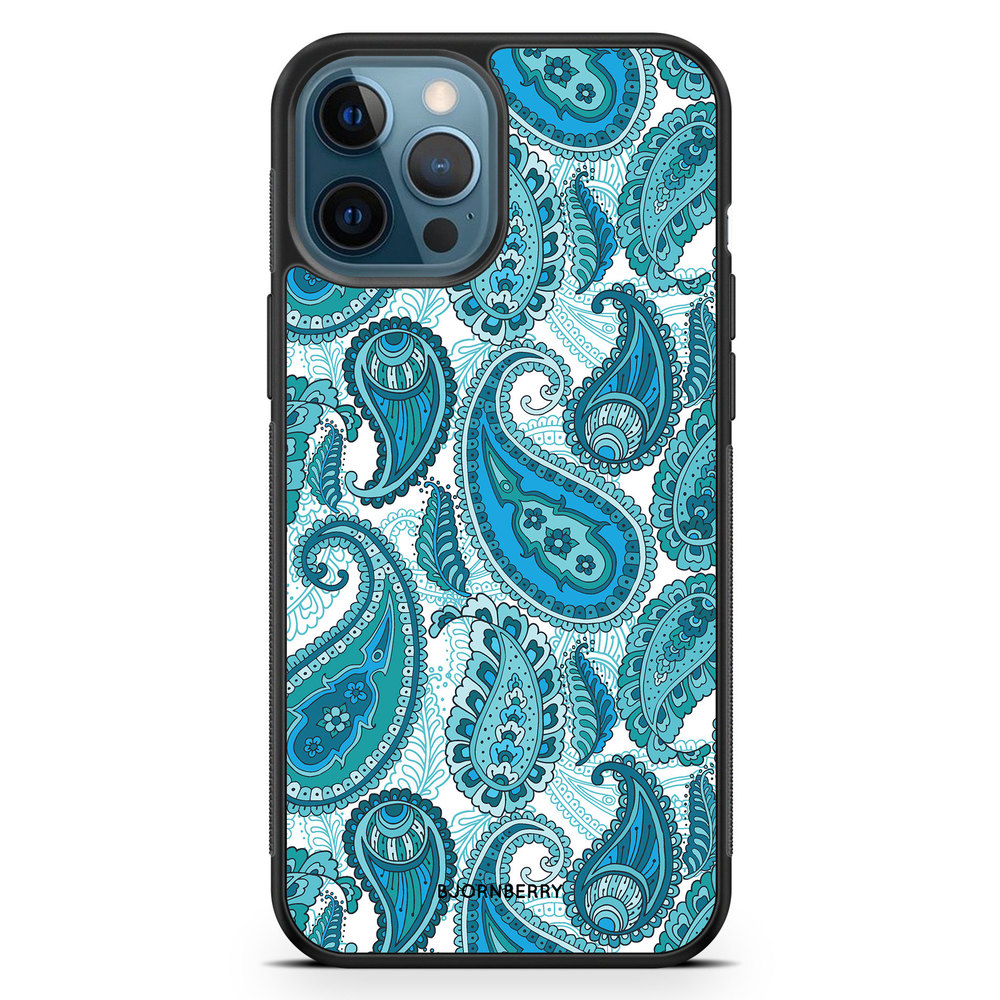 iPhone 12 Pro Case - Blue Paisley