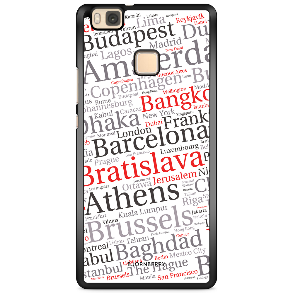 Huawei P9 Lite Case - City Names