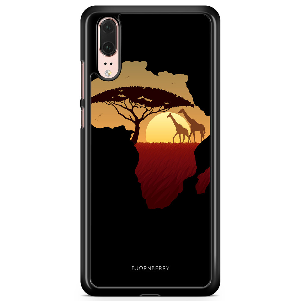 Huawei P20 Case - Africa Black