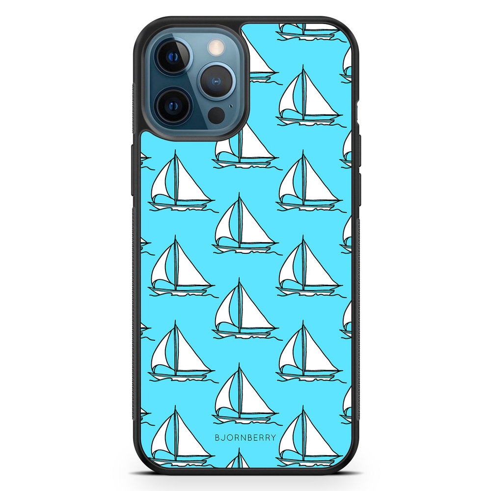 iPhone 12 Pro Case - Sailboat Pattern