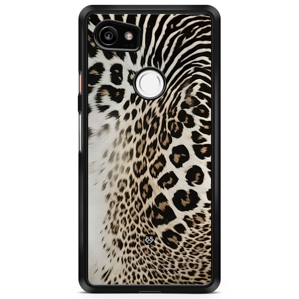 Google Pixel 2 XL Case - WILD BLOOM - Leopard Fade