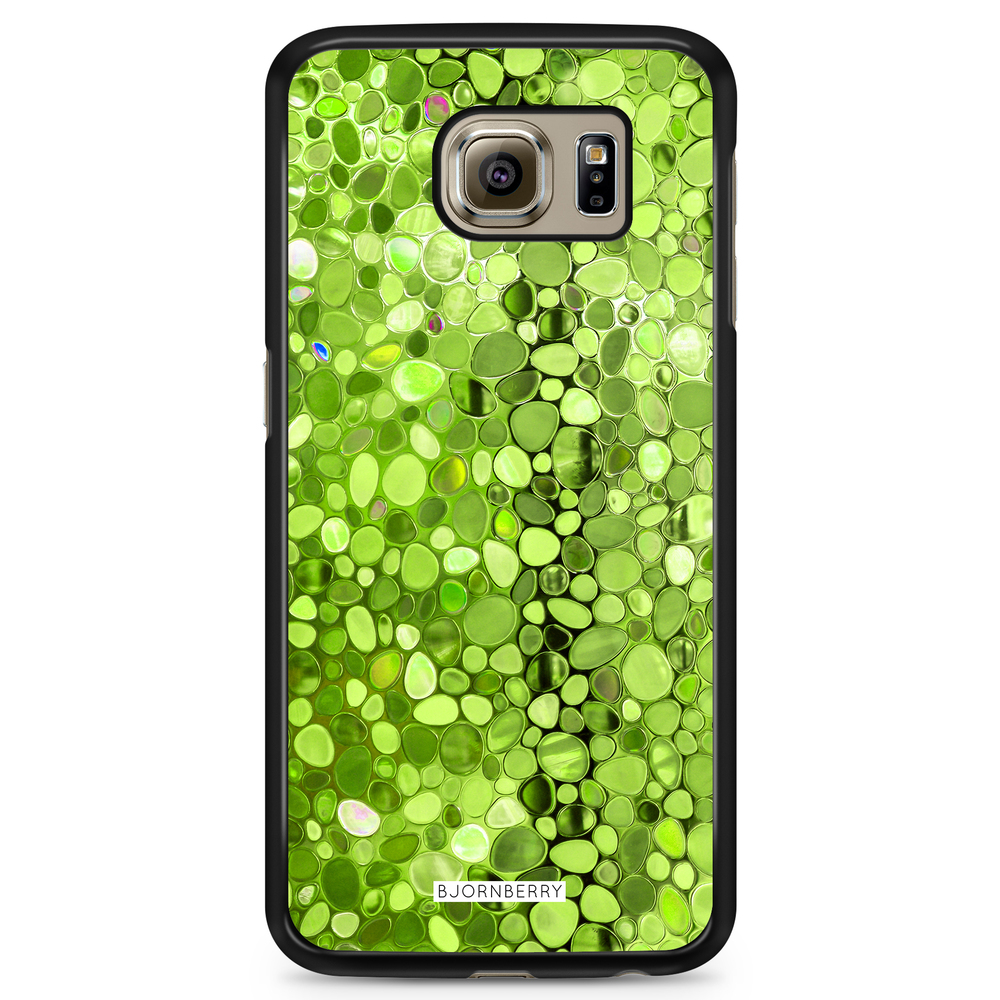 Samsung Galaxy S6 Case - Stained Glass Green