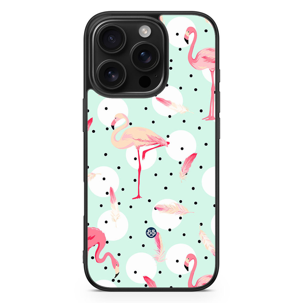 iPhone 16 Pro Case - Flamingos
