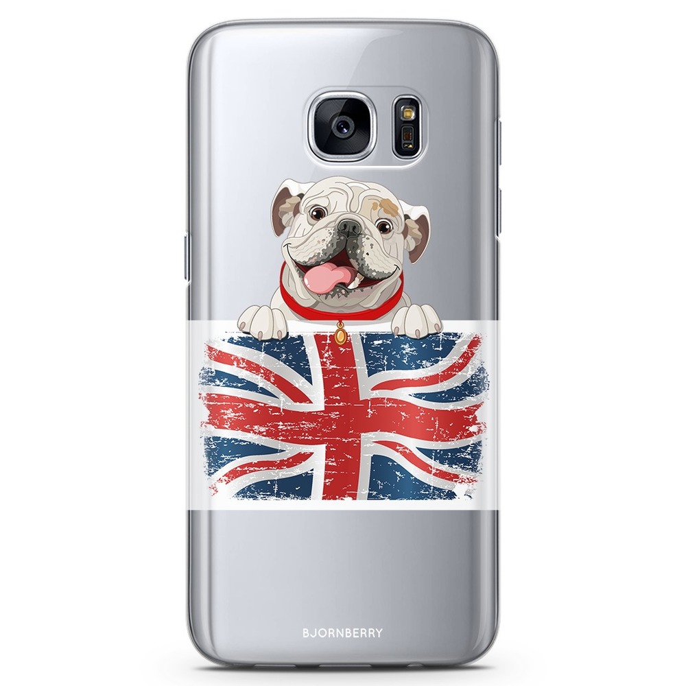 Samsung Galaxy S7 Edge TPU Case - English Bulldog