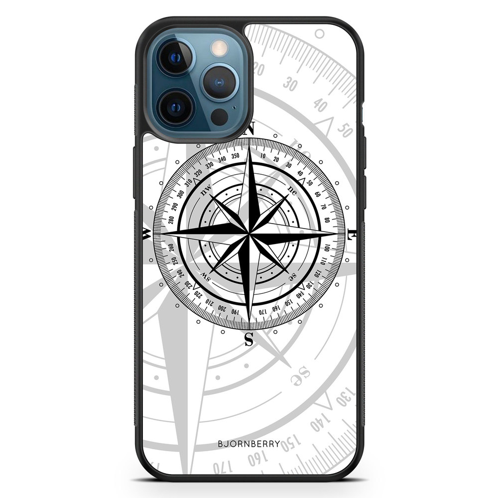 iPhone 12 Pro Case - Compass White