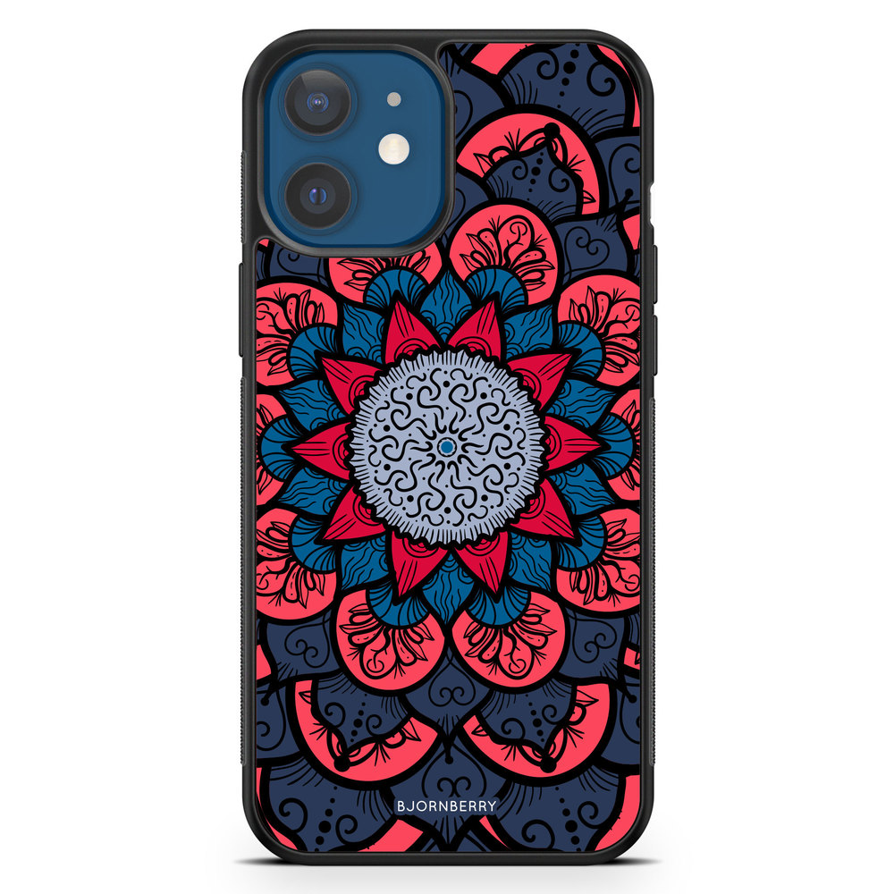 iPhone 12 Mini Case - Blue Mandala