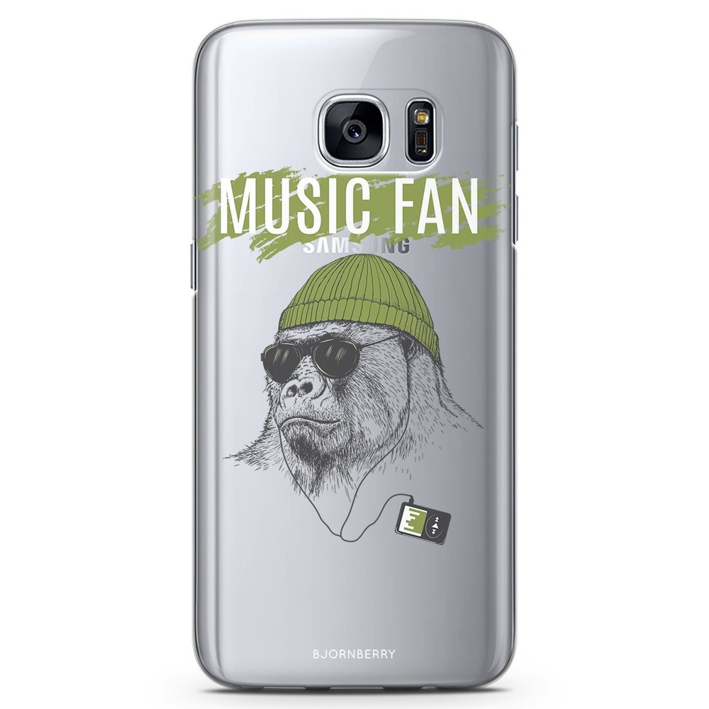 Samsung Galaxy S7 Edge TPU Case - Music Fan