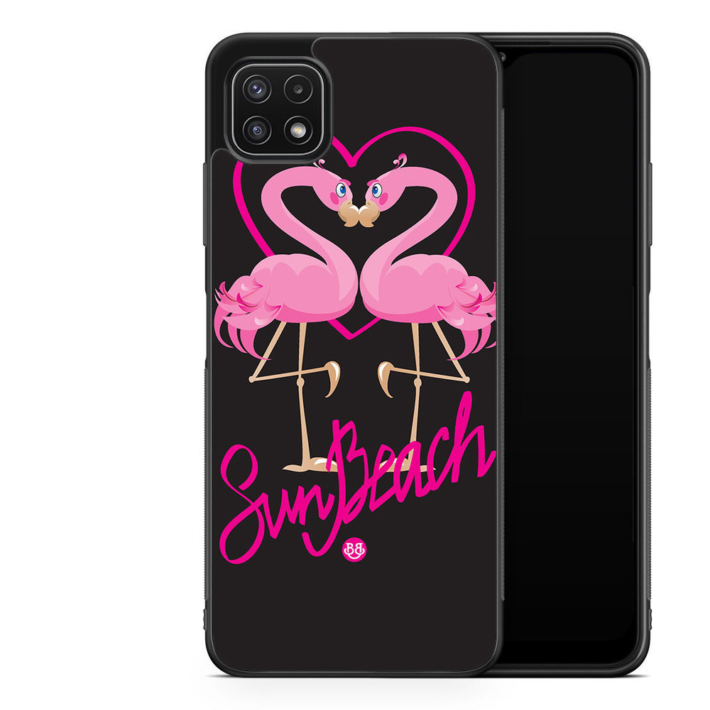 Samsung Galaxy A22 5G Case - Sun Beach Flamingo