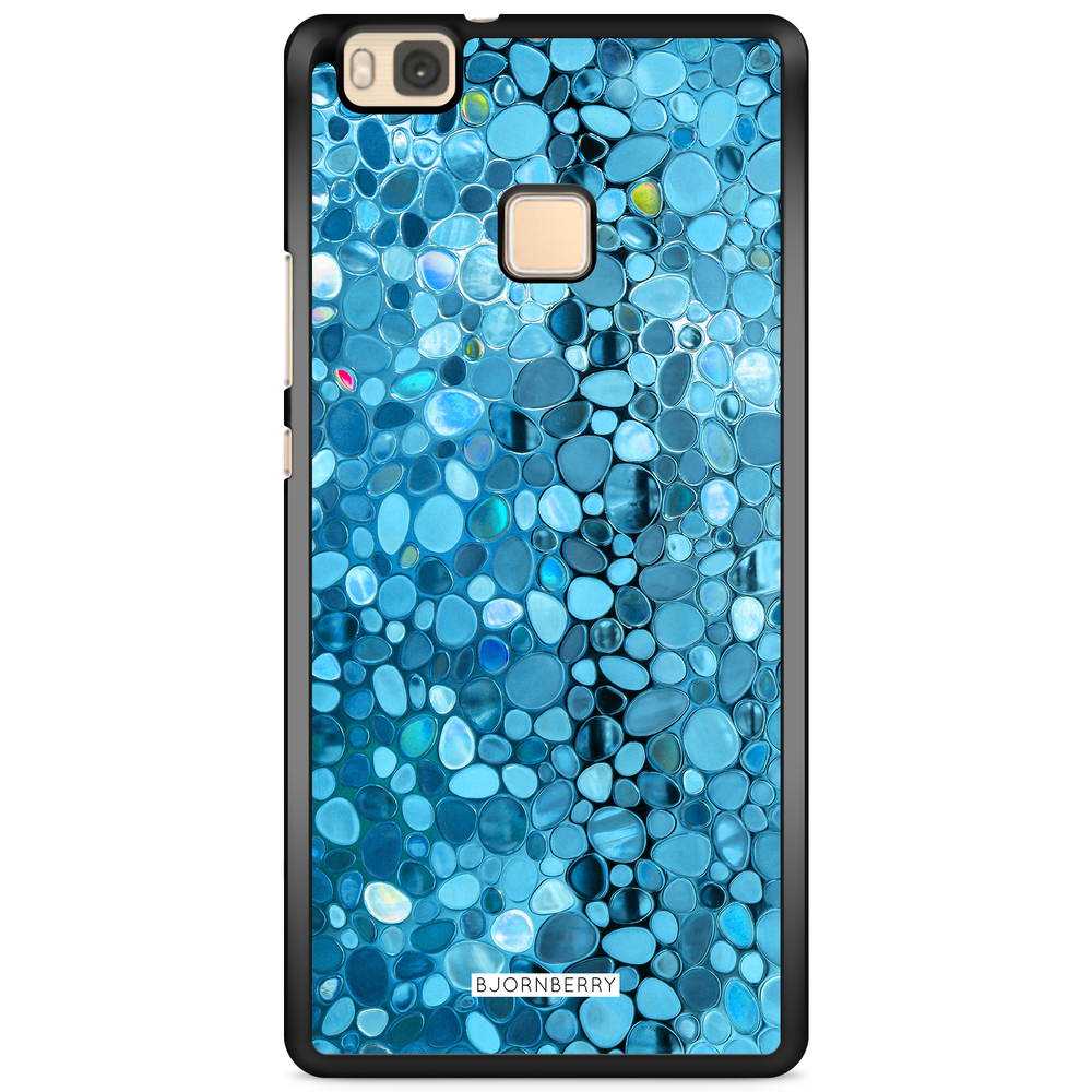 Huawei P9 Lite Case - Stained Glass Blue