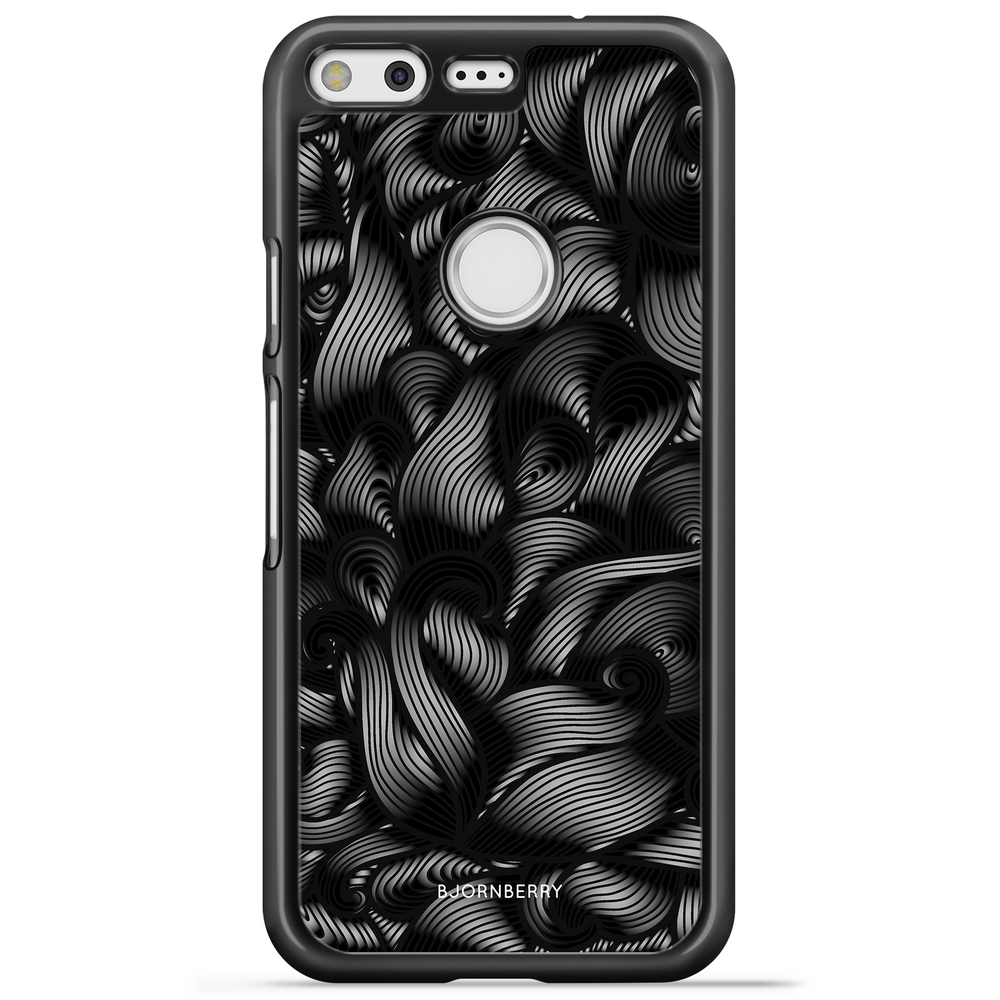 Google Pixel Case - Black Waves