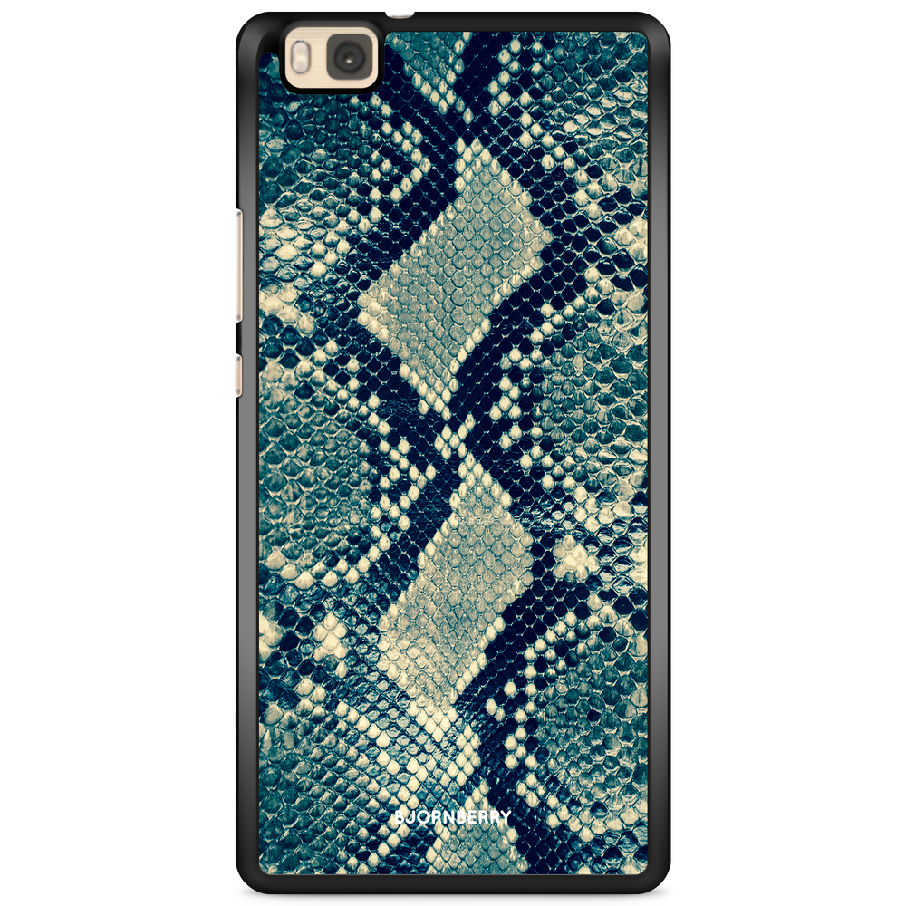 Huawei P8 Lite Case - Blue Snakeskin