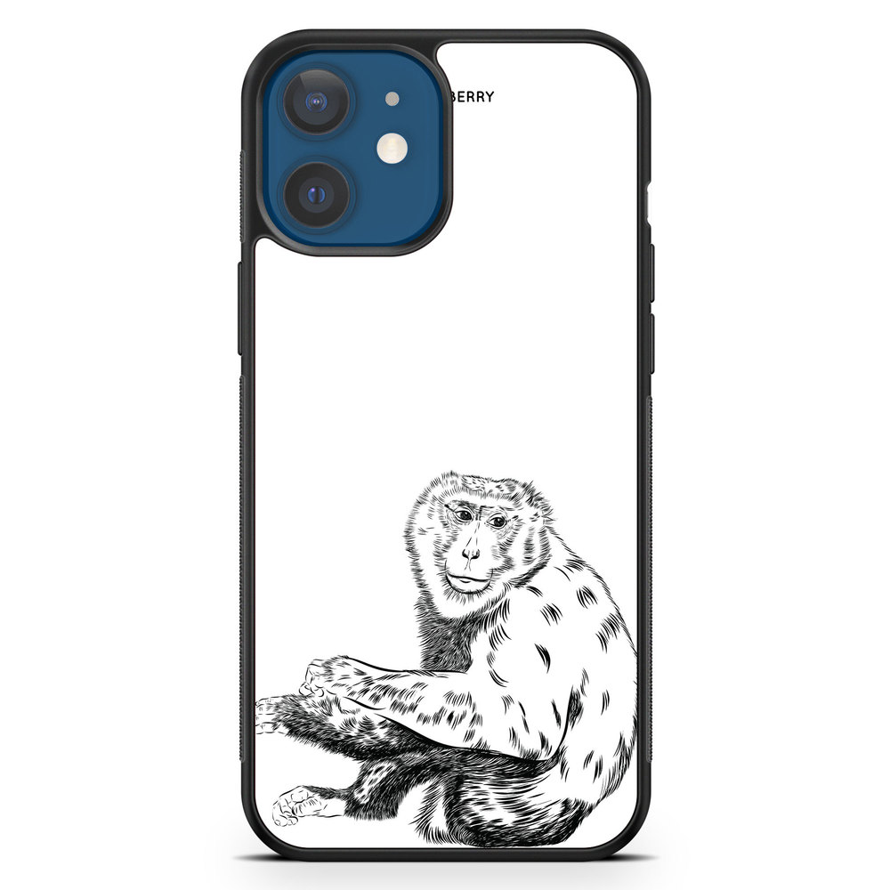 iPhone 12 Mini Case - Calm Monkey