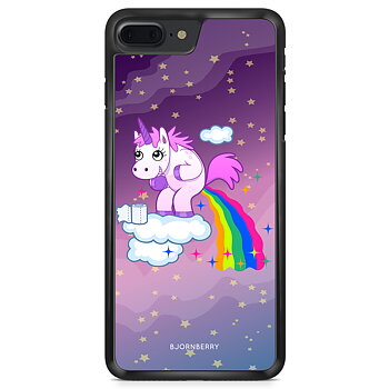 iPhone 8 Plus Skal - Bajsande Enhörning