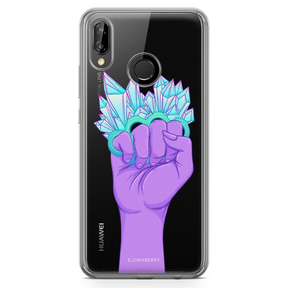 Huawei P20 Lite Fashion Skal - Crystal Knuckles