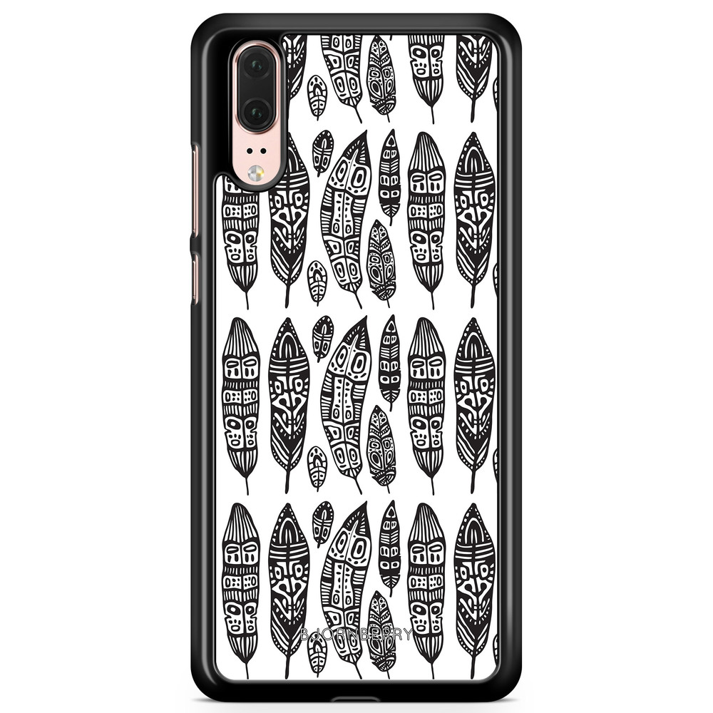 Huawei P20 Case - Vintage Feathers