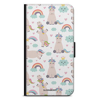 Motorola Moto G4/G4 Plus Wallet Case - Unicorns