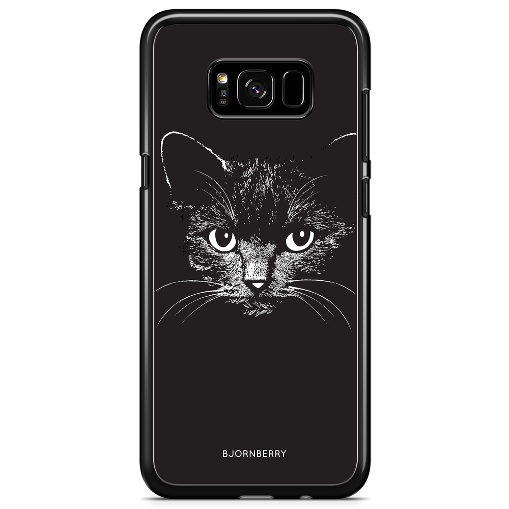Samsung Galaxy S8 Plus Case - Black/White Cat