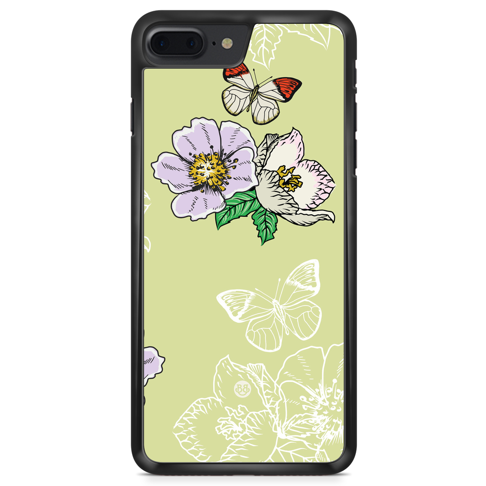 iPhone 8 Plus Case - Butterfly Flower