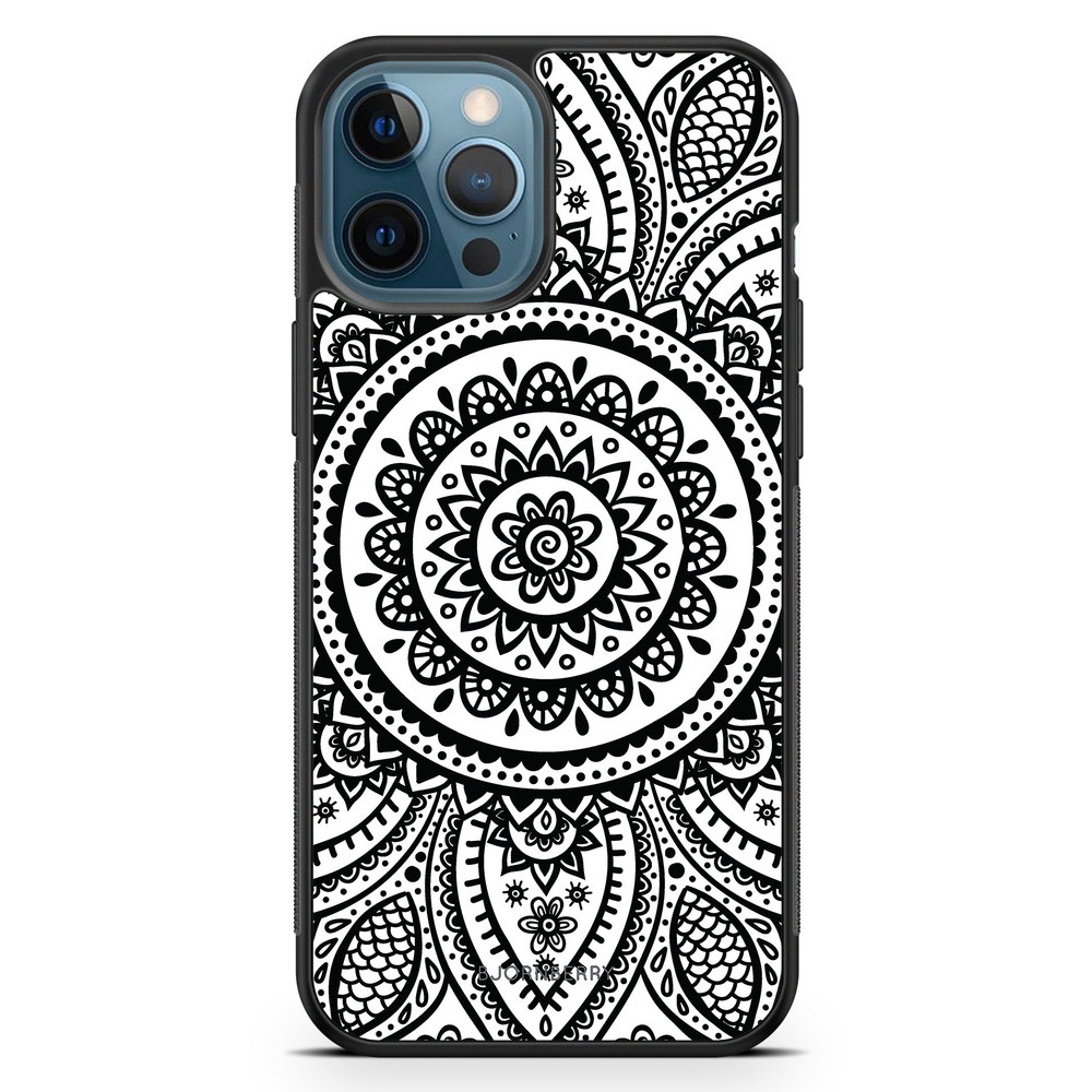 iPhone 12 Pro Case - Henna Mandala