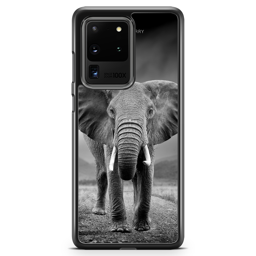 Samsung Galaxy S20 Ultra Case - Black/White Elephant