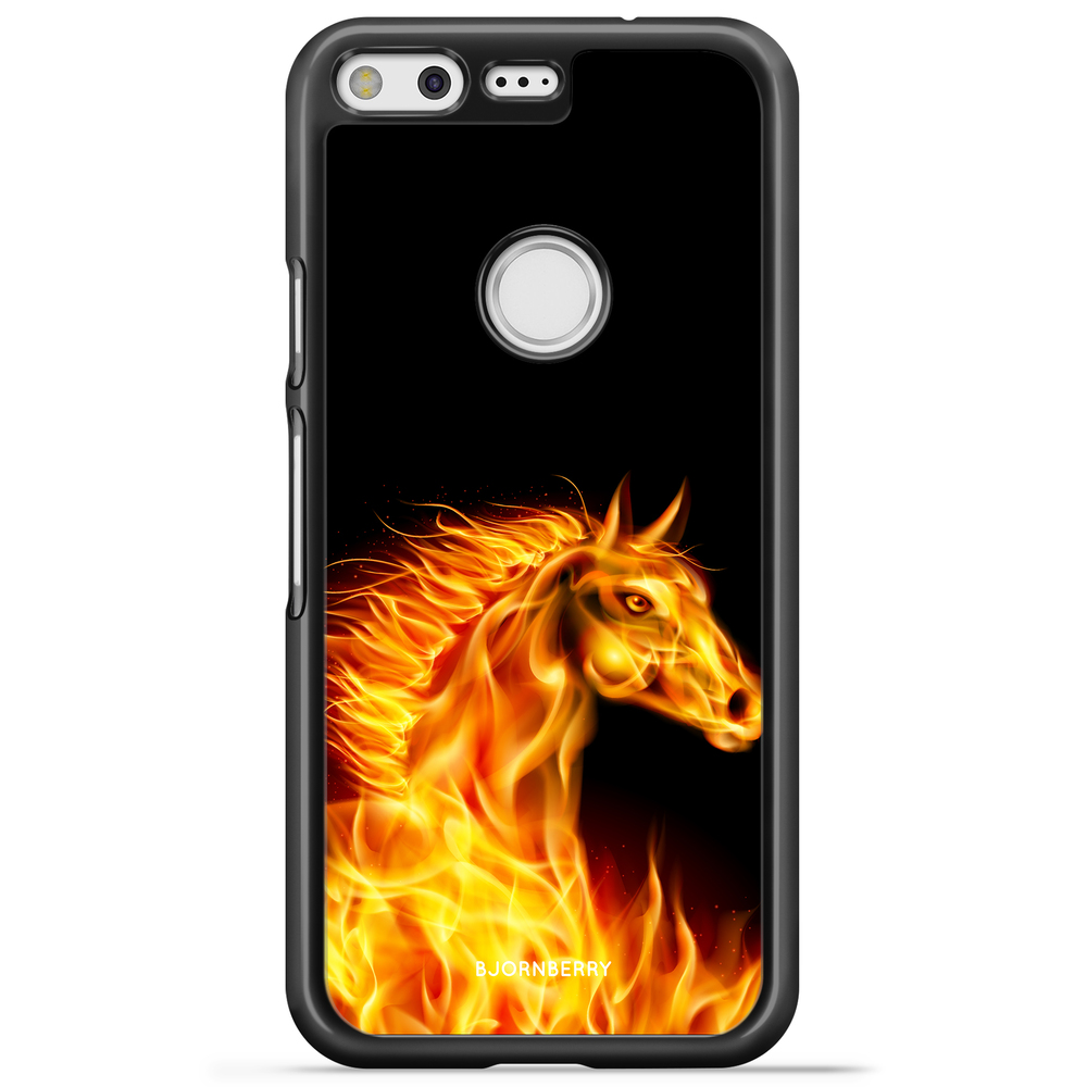 Google Pixel Case - Flames Horse
